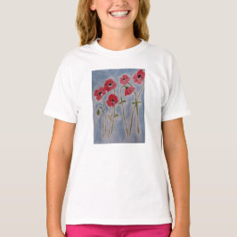 Wild Red Poppies T-shirt