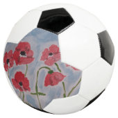 Wild Red Poppies Voetbal (Drie kwart)