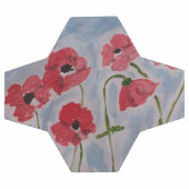 Wild Red Poppies Voetbal (Enkel)