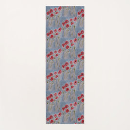 Wild Red Poppies Yogamat