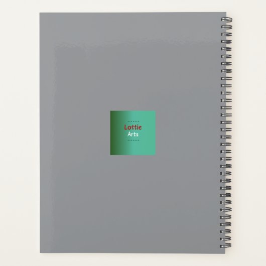 Wild Red Rose - Planner (Achterkant)