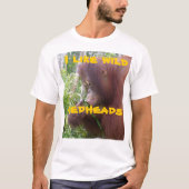 Wild Redhead Vriendin Humor T-shirt (Voorkant)