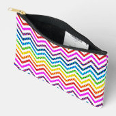 Wild Regenboog Chevron Patroon Etui (Open)