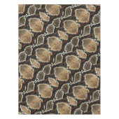 wild reptielpatroon kleurige pythonslang tafelkleed (Voorkant)