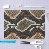 wild reptielpatroon kleurige pythonslang tissuepapier (Craft)