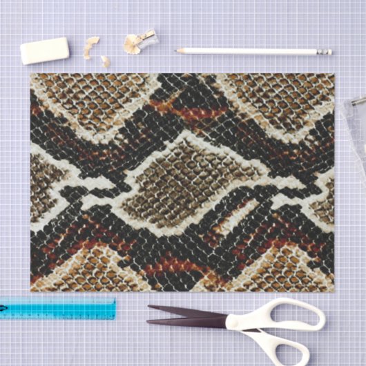 wild reptielpatroon kleurige pythonslang tissuepapier (Craft)