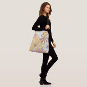 Wild Retro Floral Patronen Crossbody Tas (Op model)