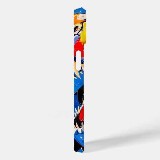 Wild Retro T-rex Dinosaurus Fusion Case-Mate iPhone Case (Achterkant / Rechts)