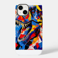 Wild Retro T-rex Dinosaurus Fusion