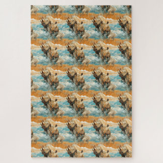Wild Rhino Odyssey onmogelijk pijnlijk Legpuzzel