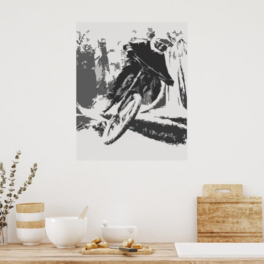 Wild Ride. - BMX Racer Poster (Keuken)