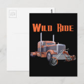 Wild Ride Briefkaart (Voorkant / Achterkant)