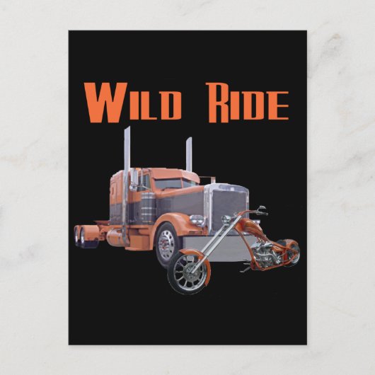 Wild Ride Briefkaart (Voorkant)