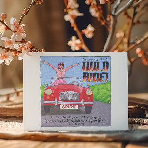 Wild Ride Inspirerend Briefkaart