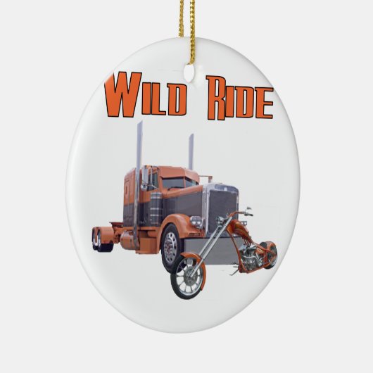 Wild Ride Keramisch Ornament (Rechts)