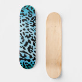 Wild Ride: Leopard Skin Gedrukt 7 3/4 Skateboard (Voorkant)