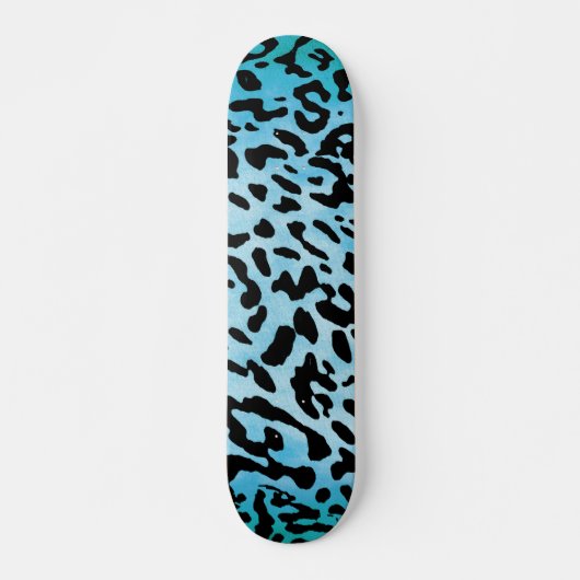 Wild Ride: Leopard Skin Gedrukt 7 3/4 Skateboard (Voorkant)