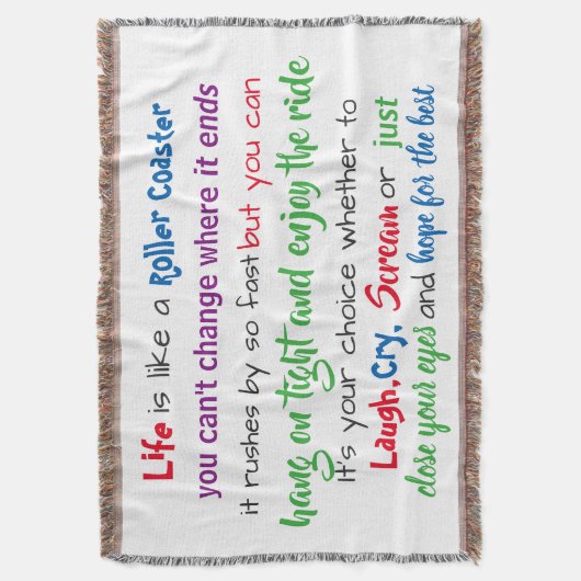 Wild Ride uit het leven Deken (Voorkant Verticaal)