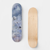 Wild Ride-White Wolf Skateboard (Voorkant)