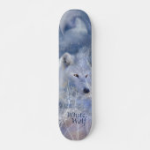 Wild Ride-White Wolf Skateboard (Voorkant)