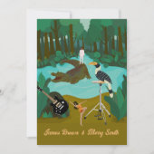 Wild River Crocodile Rock Music Wedding Kaart (Voorkant)