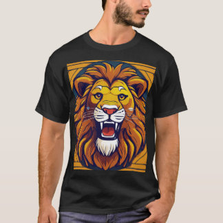 Wild Roar: Bold Tiger Print T-shirt