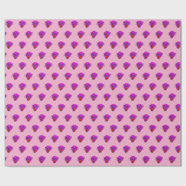 Wild Roar Gift Wrap – Roze Panter patroon Cadeaupapier