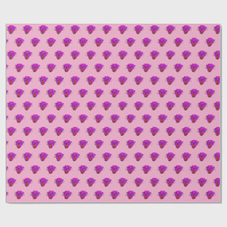 Wild Roar Gift Wrap – Roze Panter patroon Cadeaupapier