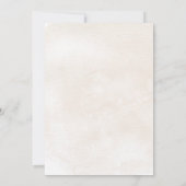 Wild Rode bloem bruiloft uitnodiging (Achterkant)