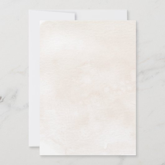 Wild Rode bloem bruiloft uitnodiging (Achterkant)