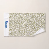 Wild Romantic Field Blue butterflies Bad Handdoek (Handdoek)