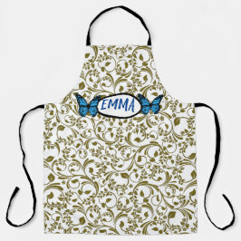 Wild Romantic Field Blue butterflies Schort