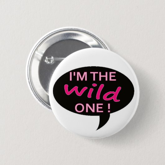 wild ronde button 5,7 cm (Voorkant /achterkant)