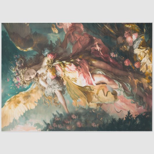 Wild Roos Angel Tissuepapier (Voorkant)