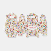 Wild Roos Bossen Exotische bloementuin Bruiloft Bedankdoosjes (Uitgevouwen)