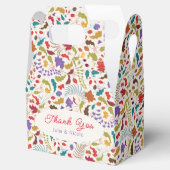 Wild Roos Bossen Exotische bloementuin Bruiloft Bedankdoosjes (Geopend)