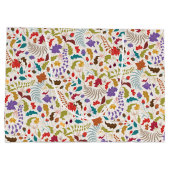 Wild Roos Bossen Exotische bloementuin Bruiloft Groot Cadeauzakje (Achterkant)