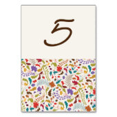 Wild Roos Bossen Exotische bloementuin Bruiloft Kaart (Voorkant)