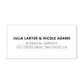 Wild Roos Bossen Exotische bloementuin Bruiloft Zelfinktende Stempel (Design)