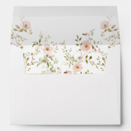 Wild Roos Country Bruiloft Envelop