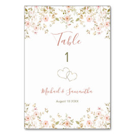 Wild Roos Country Bruiloft Kaart