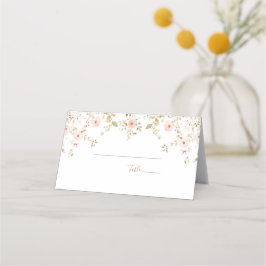 Wild Roos Country Bruiloft Plaatskaartje