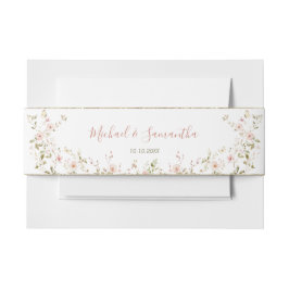 Wild Roos Country Bruiloft Uitnodigingen Wikkel