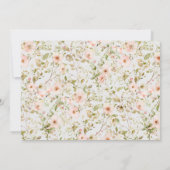 Wild Roos Eerste Verjaardagsfoto Dank u kaart (Achterkant)