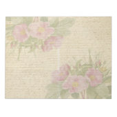 Wild roos  handschrift notitieblok (Voorkant)