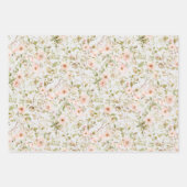 Wild Roos Kinderen Verjaardag Inpakpapier Vel (Voorkant 3)