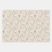 Wild Roos Kinderen Verjaardag Inpakpapier Vel (Voorkant 2)