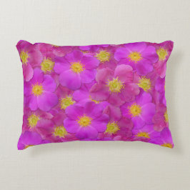 Wild Roos naadloos patroonpatroon Accent Kussen