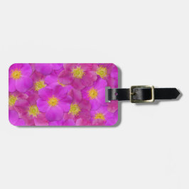 Wild Roos naadloos patroonpatroon Bagagelabel