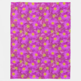 Wild Roos naadloos patroonpatroon Fleece Deken